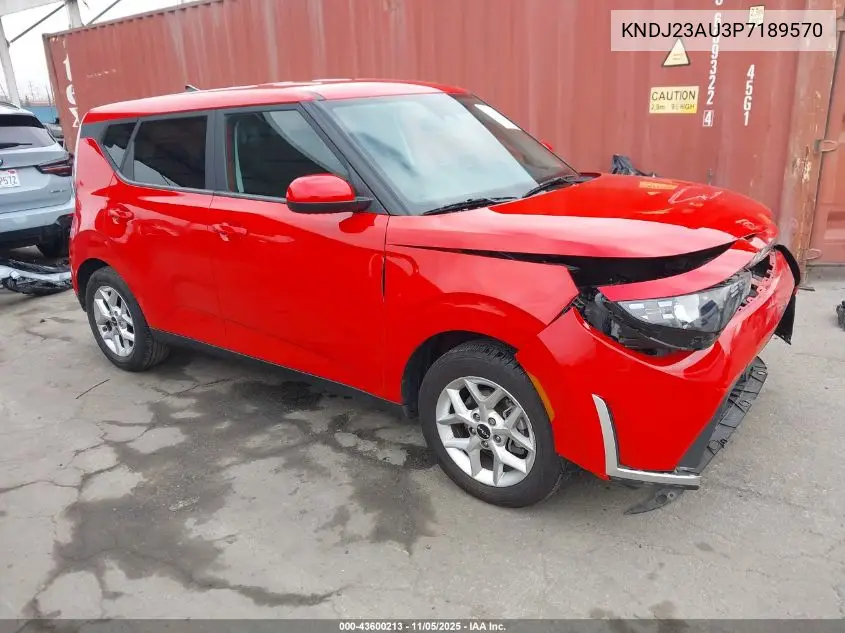 KNDJ23AU3P7189570 2023 Kia Soul Lx