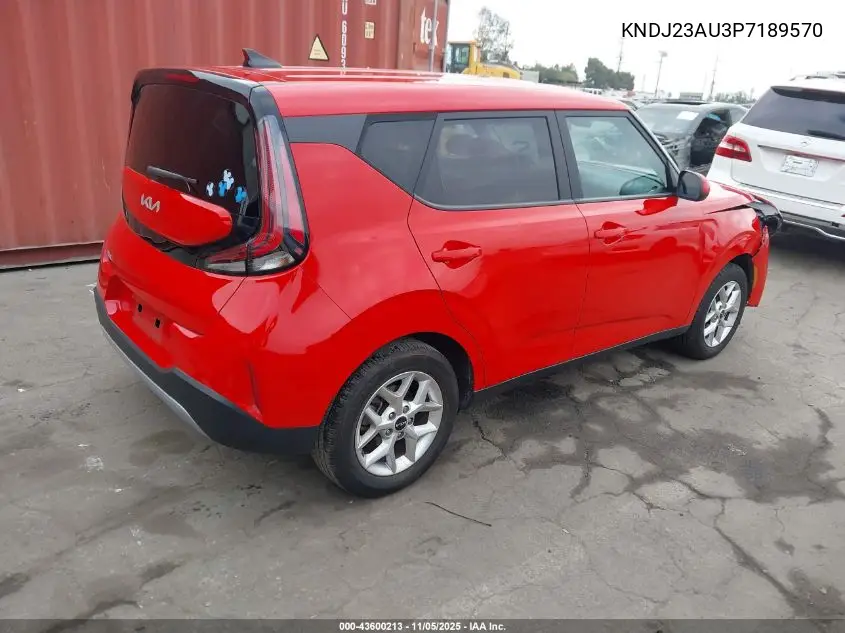 KNDJ23AU3P7189570 2023 Kia Soul Lx