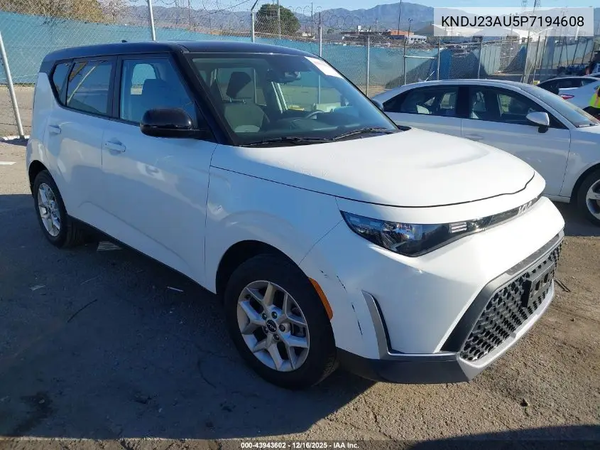 KNDJ23AU5P7194608 2023 Kia Soul S