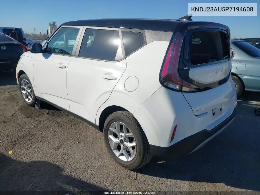 KNDJ23AU5P7194608 2023 Kia Soul S