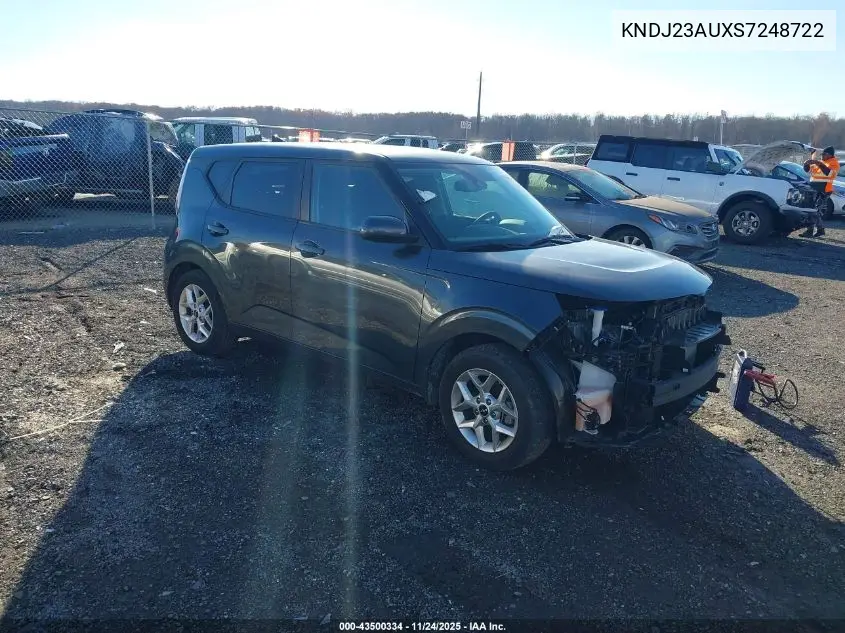 KNDJ23AUXS7248722 2025 Kia Soul S