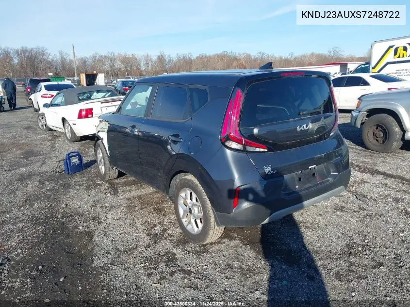 KNDJ23AUXS7248722 2025 Kia Soul S