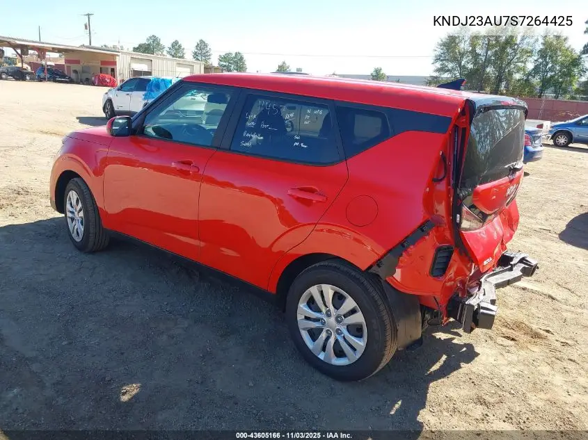 KNDJ23AU7S7264425 2025 Kia Soul Lx