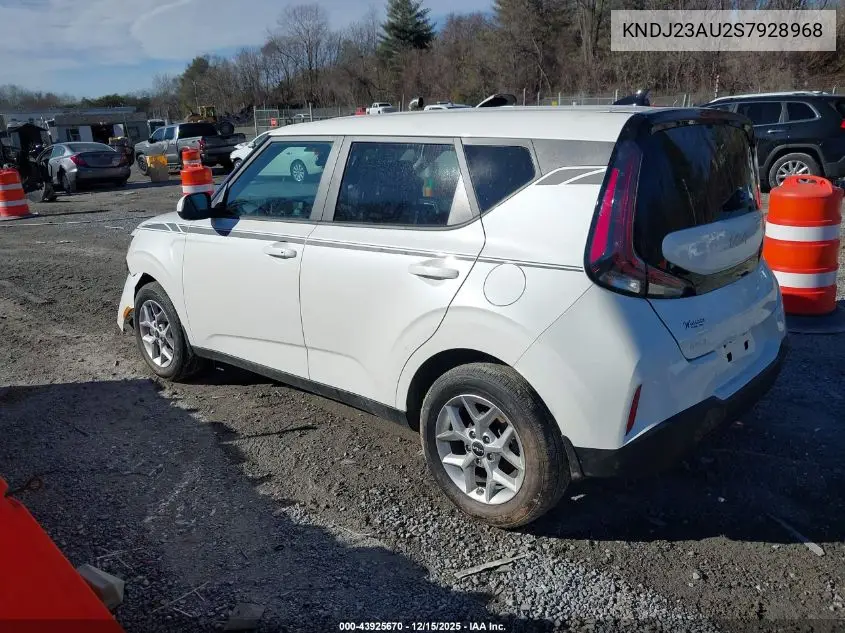 KNDJ23AU2S7928968 2025 Kia Soul S