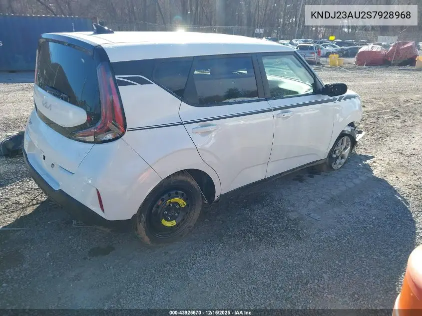 KNDJ23AU2S7928968 2025 Kia Soul S