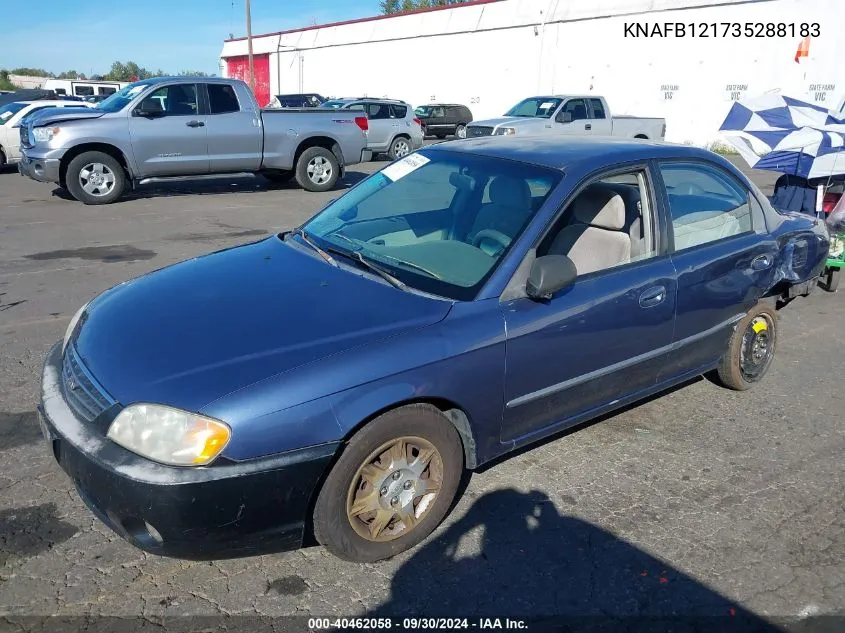 KNAFB121735288183 2003 Kia Spectra Ls