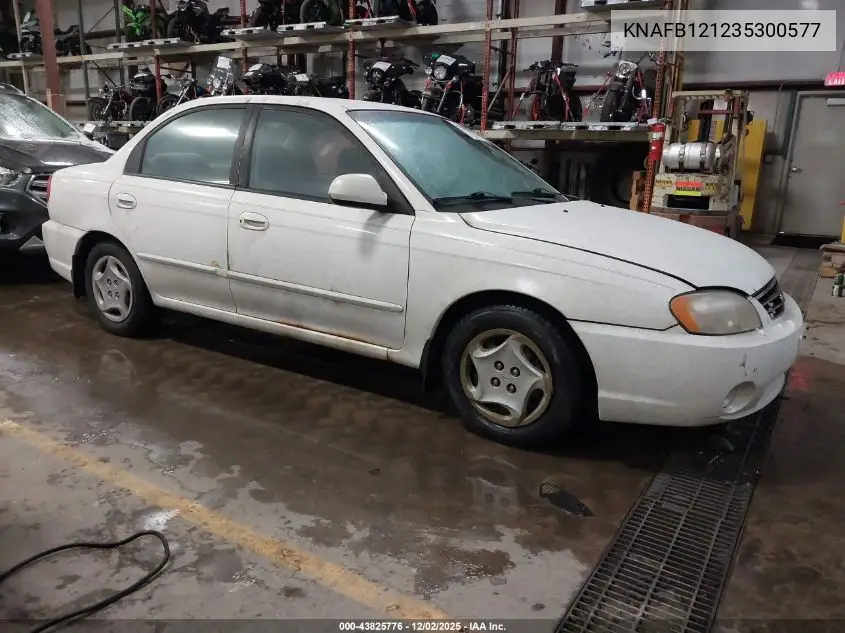 KNAFB121235300577 2003 Kia Spectra Ls
