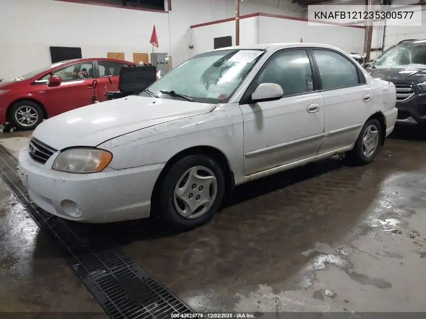 KNAFB121235300577 2003 Kia Spectra Ls