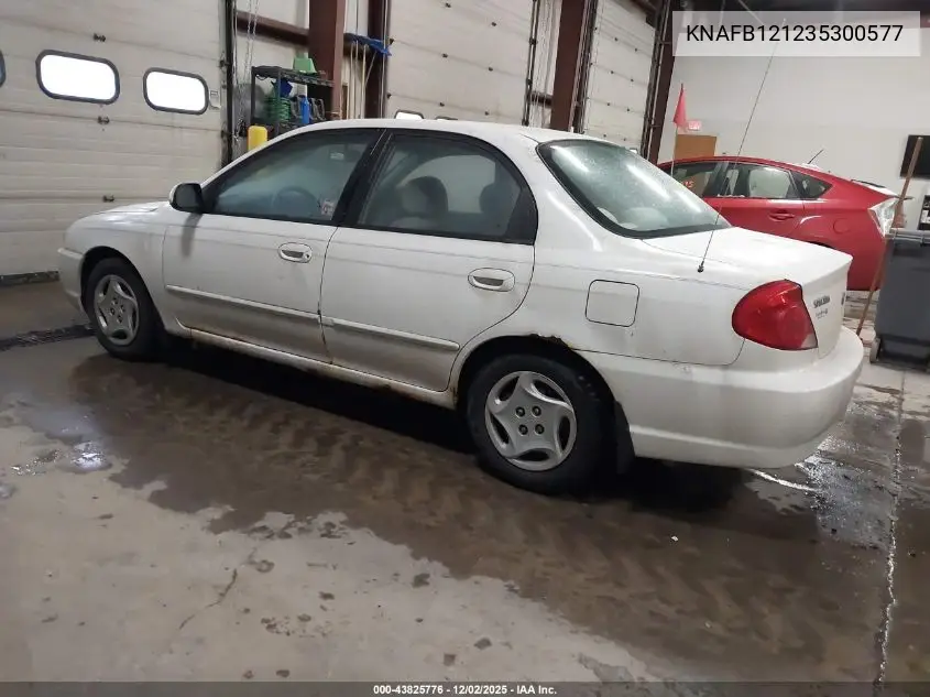 KNAFB121235300577 2003 Kia Spectra Ls