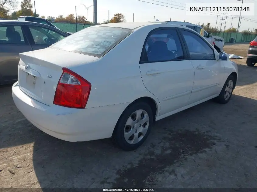 KNAFE121155078348 2005 Kia Spectra Ex/Lx/Sx
