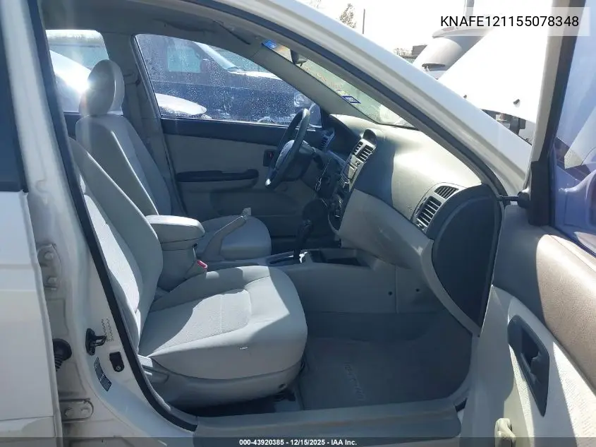 KNAFE121155078348 2005 Kia Spectra Ex/Lx/Sx