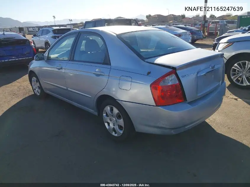 KNAFE121165247639 2006 Kia Spectra Ex/Lx/Sx
