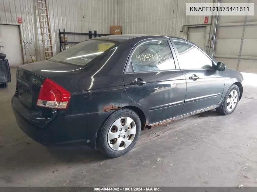 KNAFE121575441611 2007 Kia Spectra Ex