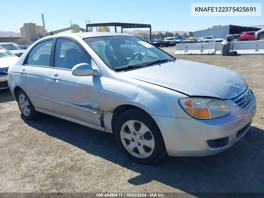 KNAFE122375425691 2007 Kia Spectra Ex