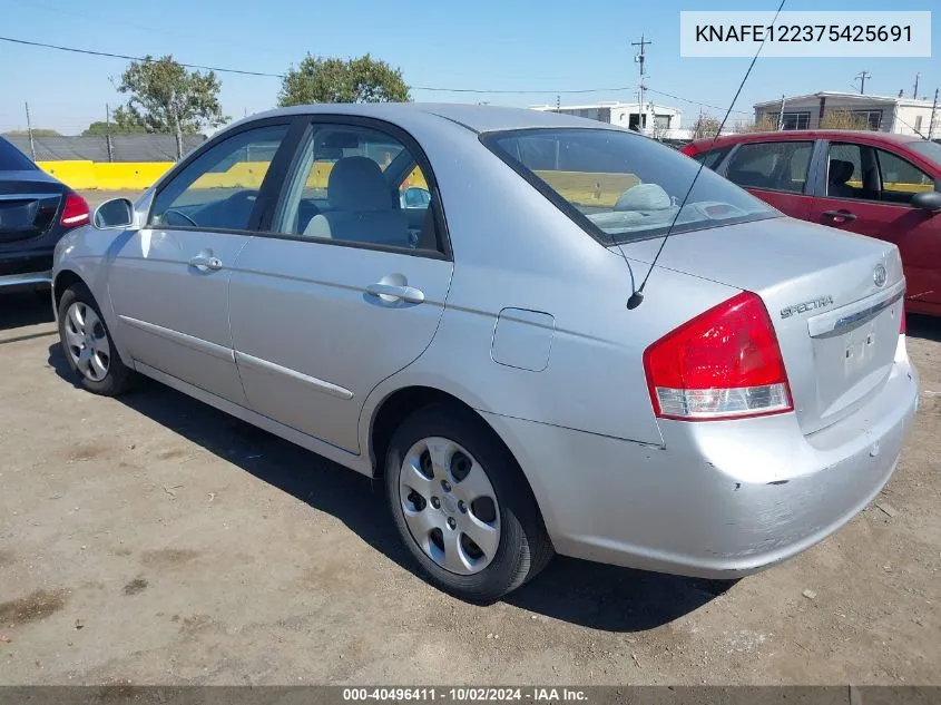 KNAFE122375425691 2007 Kia Spectra Ex