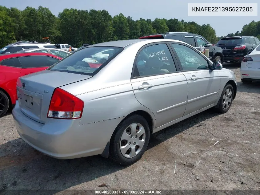 KNAFE221395627205 2009 Kia Spectra Lx