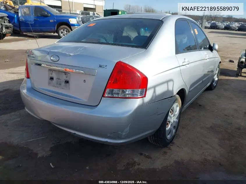 KNAFE221895589079 2009 Kia Spectra Ex