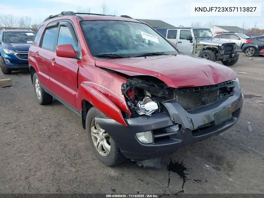 KNDJF723X57113827 2005 Kia Sportage Ex V6/Lx V6