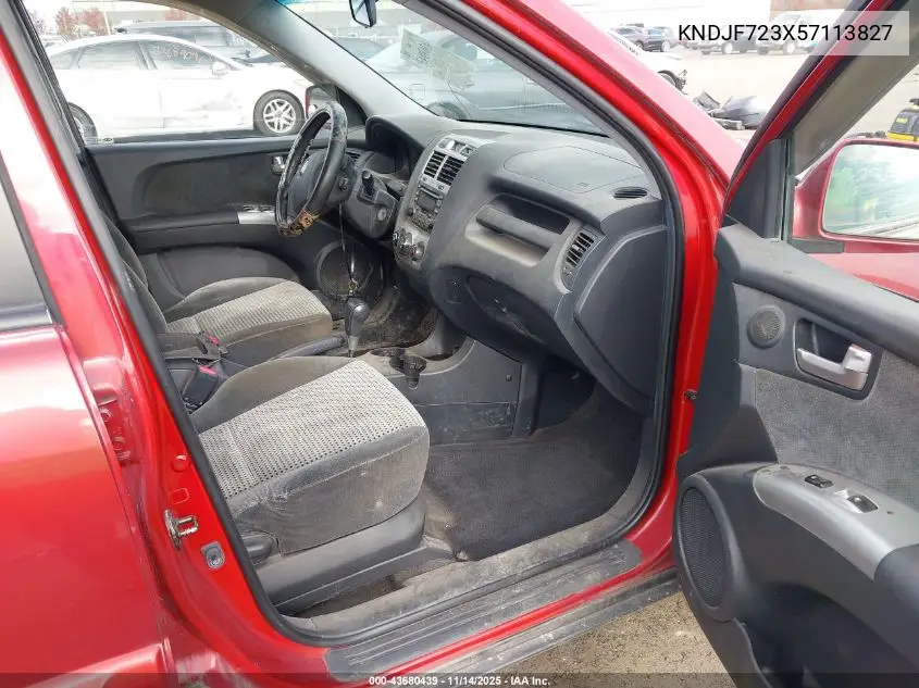 KNDJF723X57113827 2005 Kia Sportage Ex V6/Lx V6