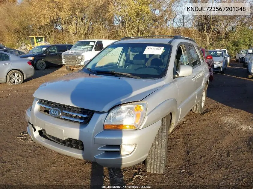 KNDJE723567201348 2006 Kia Sportage Ex V6/Lx V6