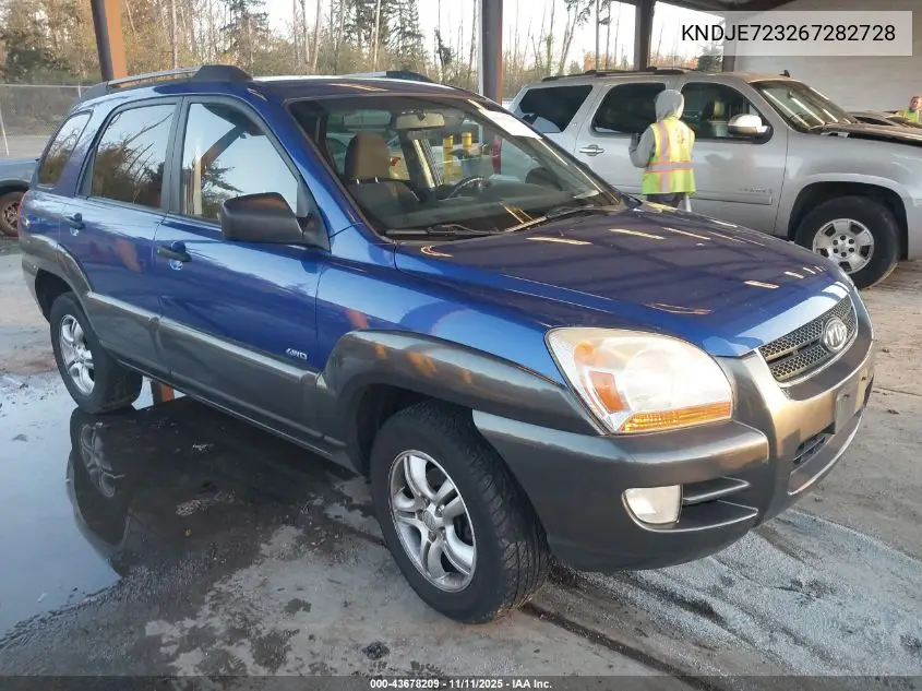 KNDJE723267282728 2006 Kia Sportage Ex V6/Lx V6