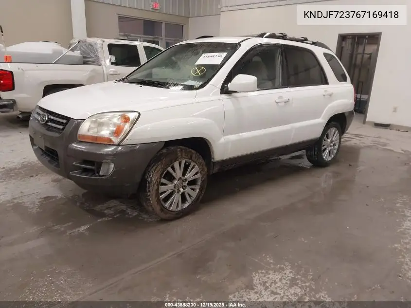 KNDJF723767169418 2006 Kia Sportage Ex V6/Lx V6