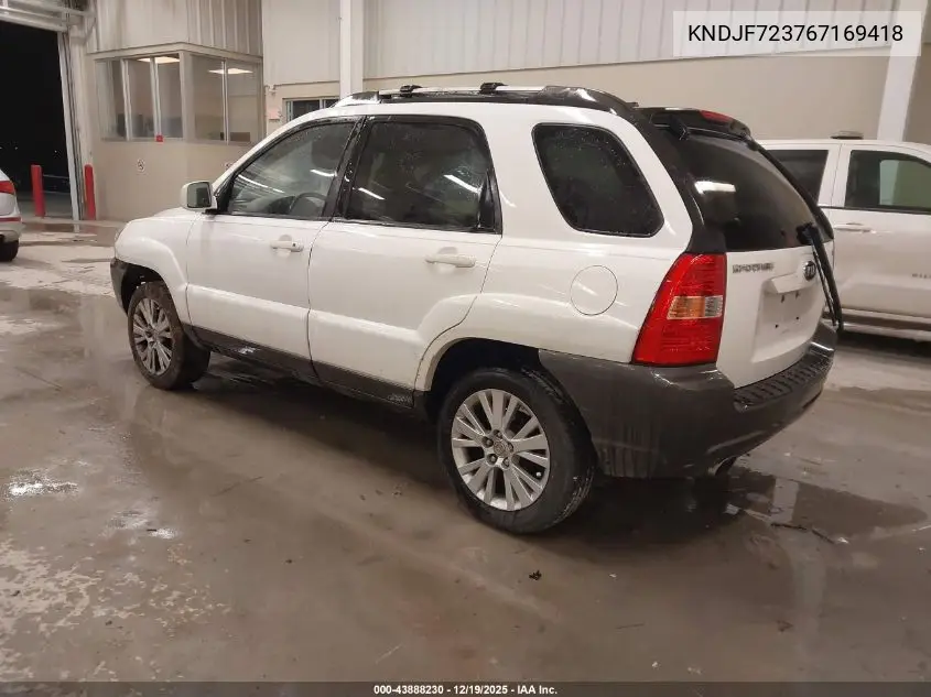KNDJF723767169418 2006 Kia Sportage Ex V6/Lx V6
