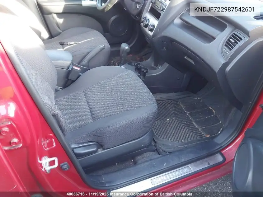KNDJF722987542601 2008 Kia Sportage Lx