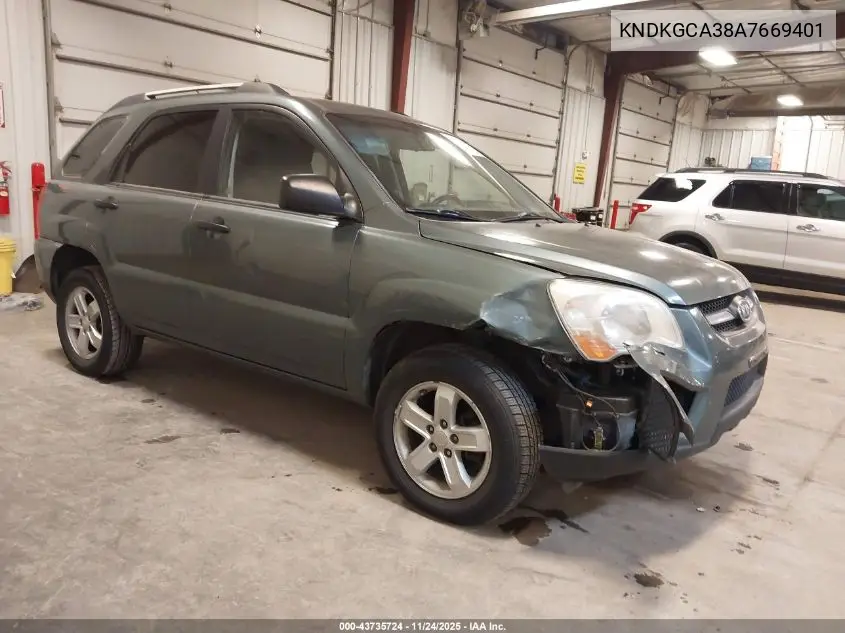 KNDKGCA38A7669401 2010 Kia Sportage Lx V6