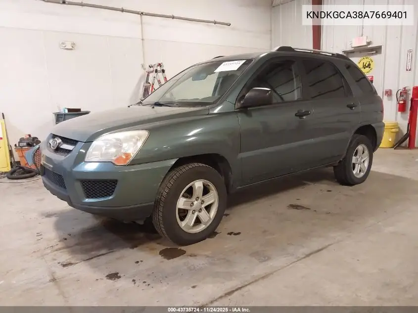 KNDKGCA38A7669401 2010 Kia Sportage Lx V6