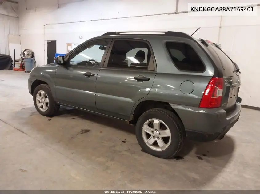 KNDKGCA38A7669401 2010 Kia Sportage Lx V6