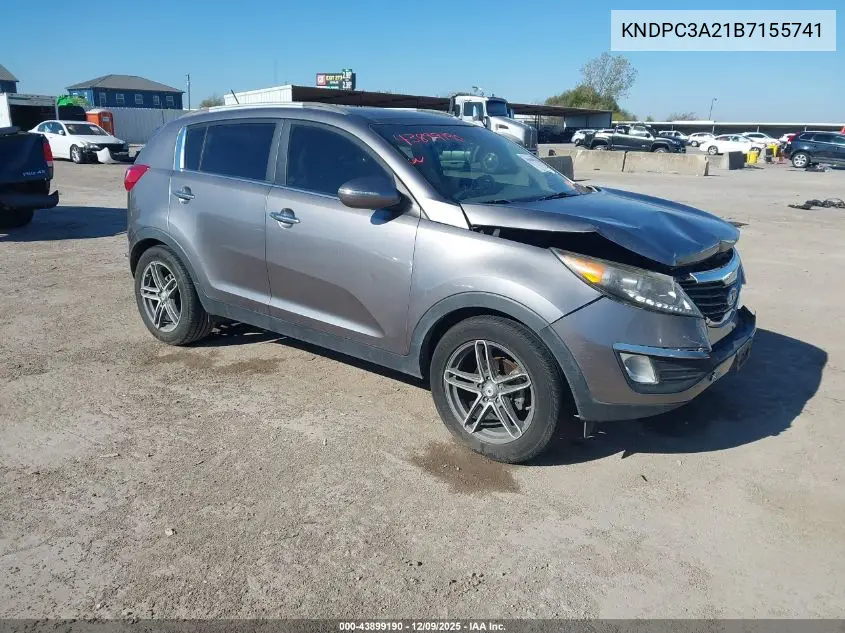KNDPC3A21B7155741 2011 Kia Sportage Ex