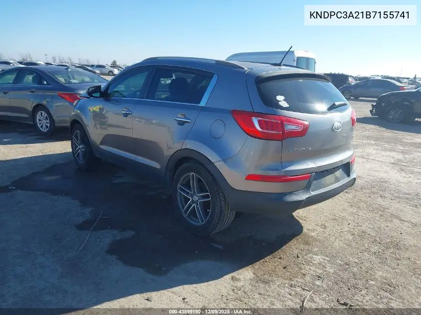 KNDPC3A21B7155741 2011 Kia Sportage Ex