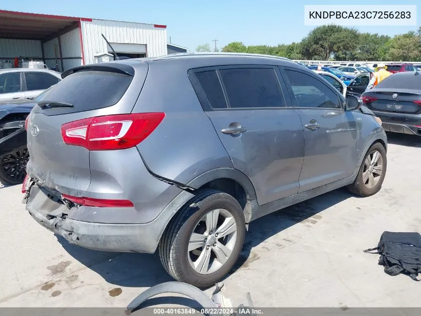 2012 Kia Sportage Lx VIN: KNDPBCA23C7256283 Lot: 40163849