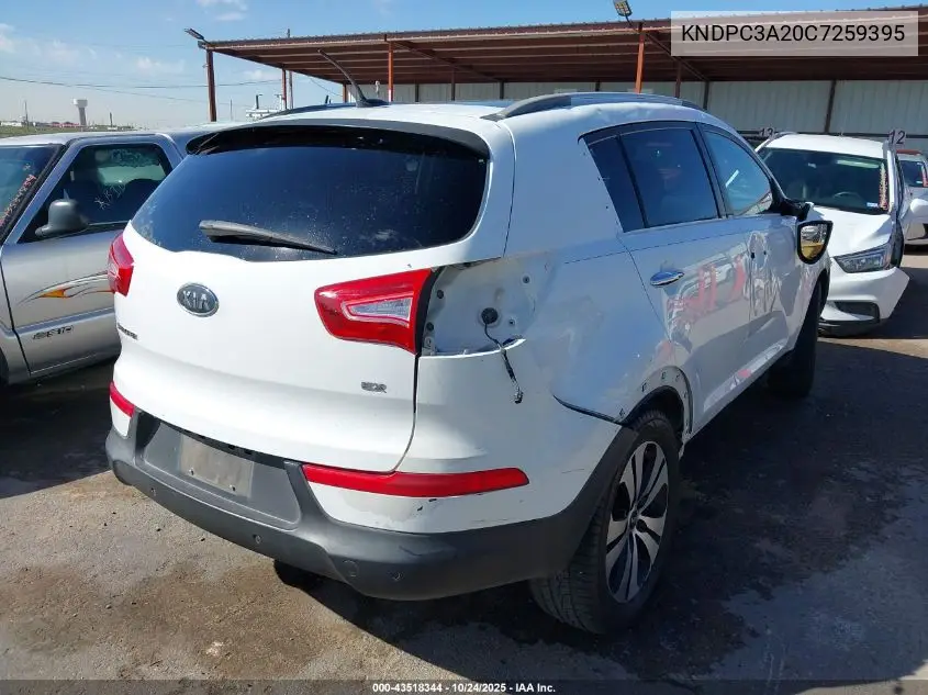 KNDPC3A20C7259395 2012 Kia Sportage Ex