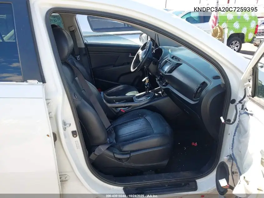 KNDPC3A20C7259395 2012 Kia Sportage Ex