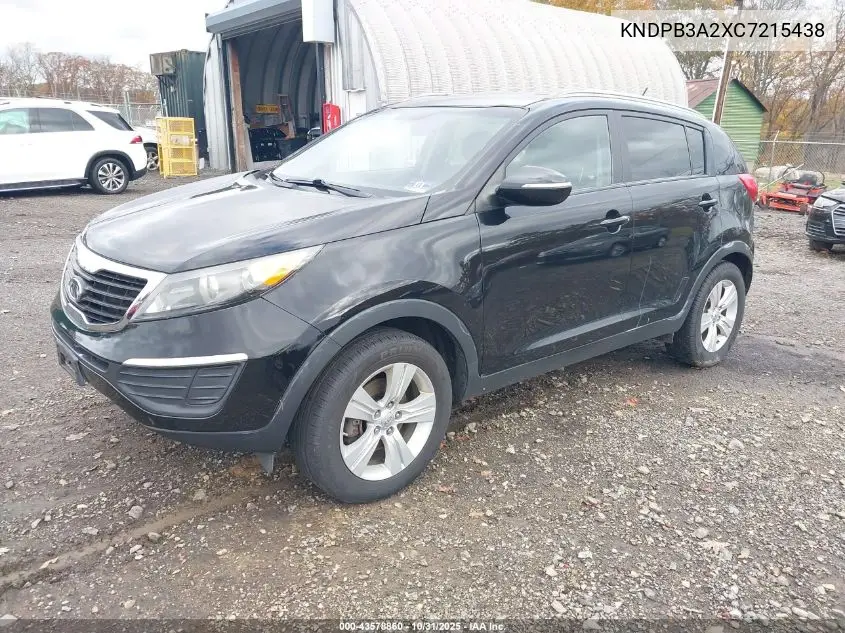 KNDPB3A2XC7215438 2012 Kia Sportage Lx