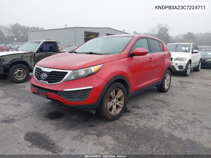 KNDPB3A23C7224711 2012 Kia Sportage Lx