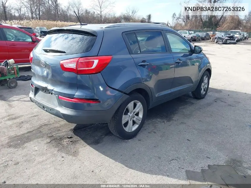 KNDPB3A28C7263326 2012 Kia Sportage Lx