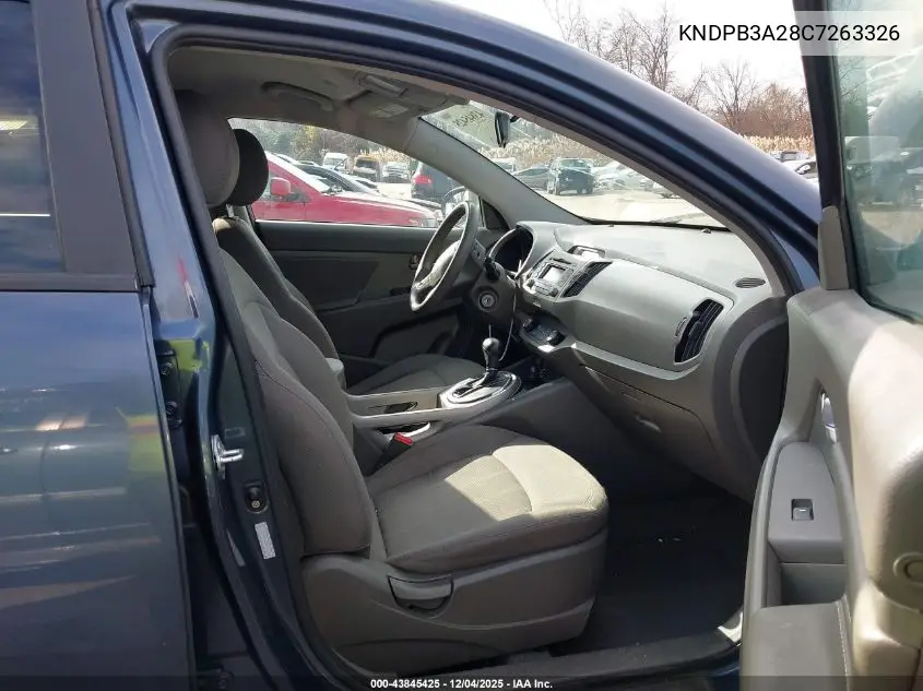 KNDPB3A28C7263326 2012 Kia Sportage Lx