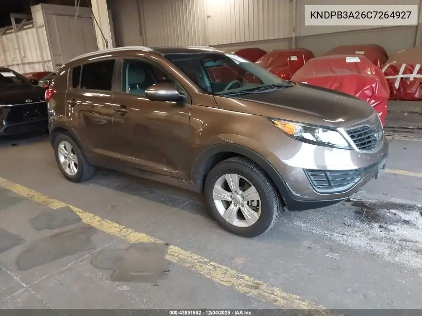 KNDPB3A26C7264927 2012 Kia Sportage Lx