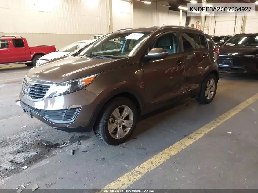 KNDPB3A26C7264927 2012 Kia Sportage Lx