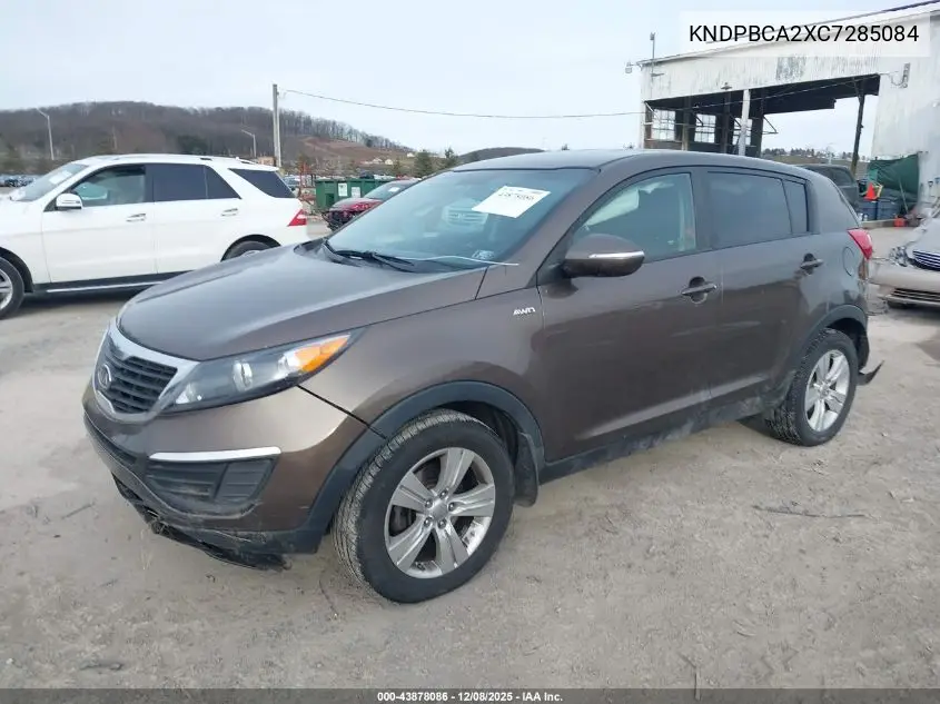 KNDPBCA2XC7285084 2012 Kia Sportage Lx