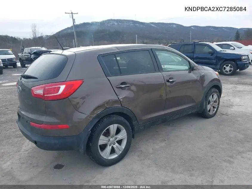 KNDPBCA2XC7285084 2012 Kia Sportage Lx