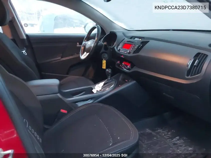 KNDPCCA23D7380715 2013 Kia Sportage Ex