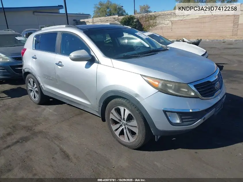 KNDPC3A29D7412258 2013 Kia Sportage Ex