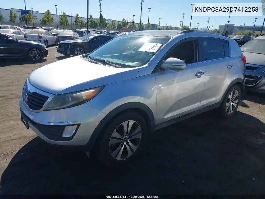 KNDPC3A29D7412258 2013 Kia Sportage Ex