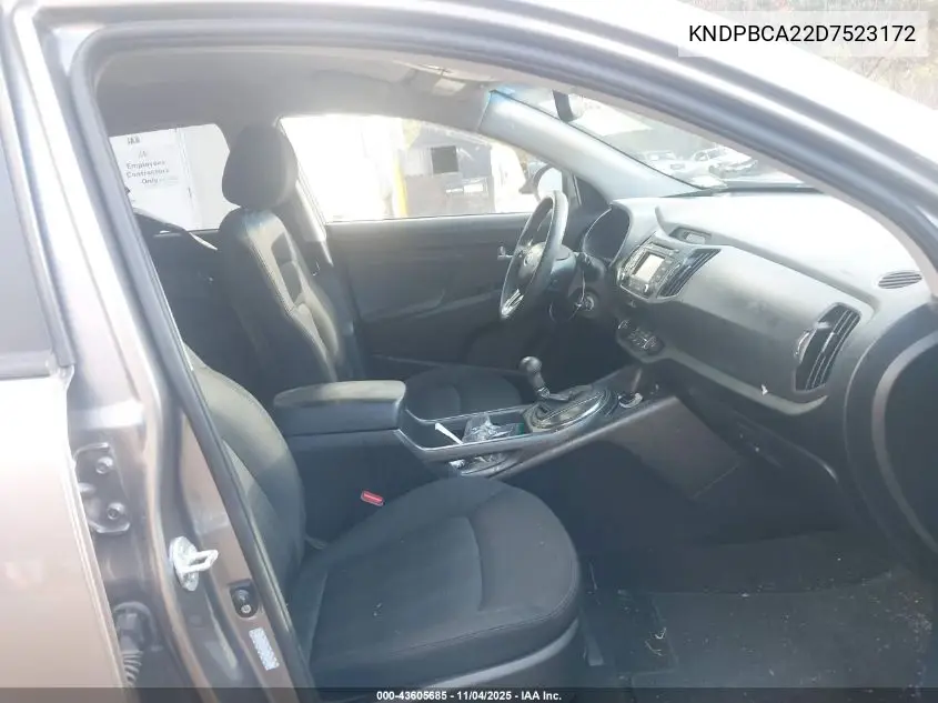 KNDPBCA22D7523172 2013 Kia Sportage Lx