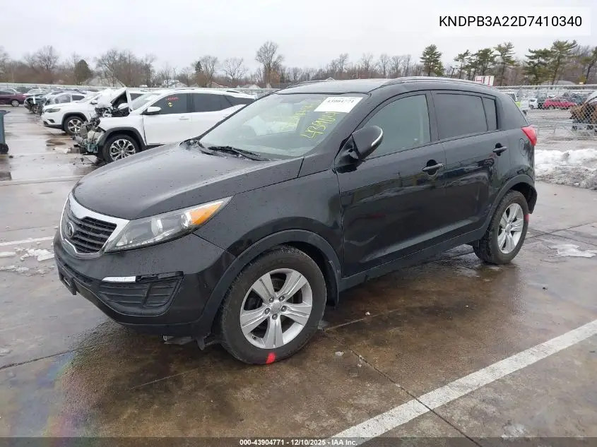 KNDPB3A22D7410340 2013 Kia Sportage Lx
