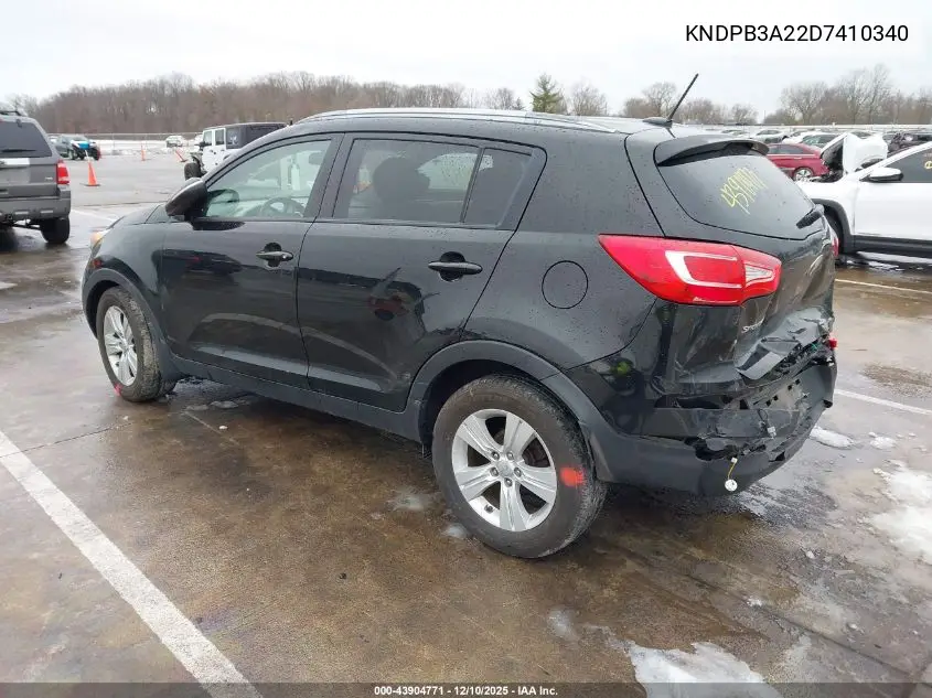 KNDPB3A22D7410340 2013 Kia Sportage Lx